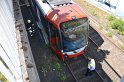 Unfall zwischen zwei KVB Bahnen Koeln Hoehenhaus Im Weidenbruch P024